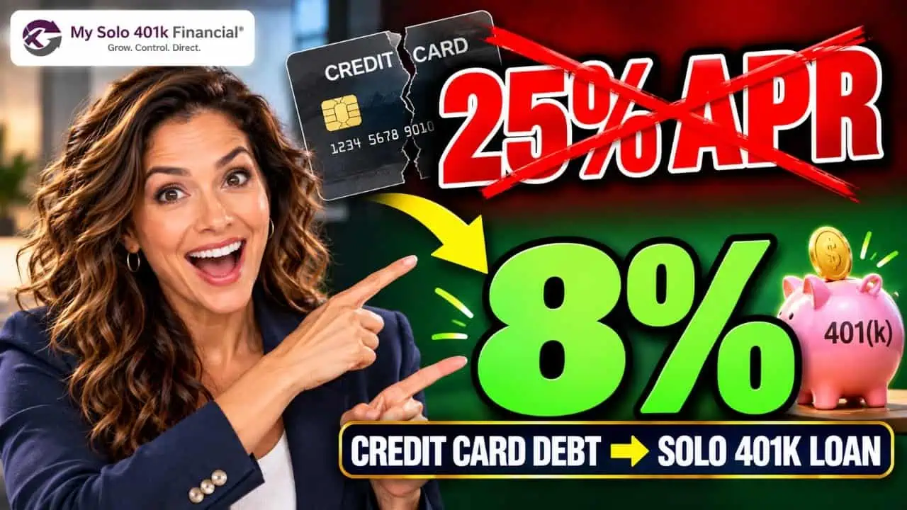 Permalink to Solo 401k Loan: Borrow Up to $50,000 to Pay Off 25% APR Card Debt